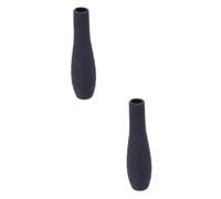 HEMOTON 2pcs Stylus Protective Sleeve Cover for Pencil Black Silicone Grip Holder Comfortable and Lightweight Offers Shock and Scratch for Travel and Daily Use