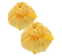 HEMOTON 2pcs Thai Massage Herbal Compress Balls Cotton Heat Pouches for Portable Hot Compress Therapy on Face and Eye