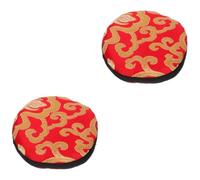 HEMOTON 2pcs Tibetan Singing Bowl Cushion Buddhist Sound Bowl Pad Meditation Holder Mat