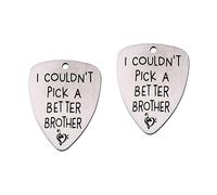 HEMOTON 2pcs Titanium Steel Guitar Picks Carved Letters Engraved Ukulele Picks for Musicians