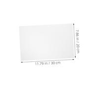 HEMOTON 2pcs Transparent Lenticular Invisibility Shield Sheet Ripple Lens Card for Magician Tricks Close-up Gimmicks Multipurpose Props DIY Performance