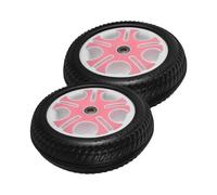 HEMOTON 2pcs Tricycle Replacement Rear Wheels for Bike Wheel Assembly Stable and Comfortable Bicycle Accessories for Training and Safe Riding