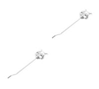 HEMOTON 2pcs Tuba Music Score Rack Clarinet Sheet Music Clip Iron Material Stylish Practical Accessory