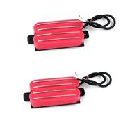 HEMOTON 2pcs Twin Pickup Dual Hot Rail Humbucker Neck Pickup Wires for St Tl Electric Guitar Replacement Parts Alnico Magnetic for Classic Style Guitar