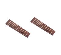 HEMOTON 2pcs Ukulele Fretboard Fingerboard Fret Replacement for Soprano Ukulele Hawaii Guitar Accessories