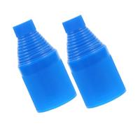 HEMOTON 2Pcs Umbrella Covers Non-drip Reusable Sleeve for Long Handle Rain Umbrella Travel Protective Carry Case in Blue Custom Fit for Secure Storage