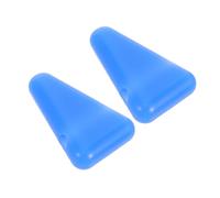 HEMOTON 2pcs Universal Silicone Tuning Fork Base Holder Triangle Mount for Secure Hold and Slipping Prevention Suitable for Travel and Outdoor Activities