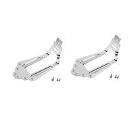 HEMOTON 2pcs Vintage Jazz Guitar Bridge Tailpiece Electric Guitar Accessories Chrome Bridge Compatible Acoustic Folk Electric String