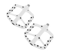 HEMOTON 2pcs Wide Nylon Mountain Bike Pedals with Non-slip Deep Teeth and Enhanced Stability, Bicycle Platform Pedals with Bike Bearing Design for Commuters and Adventure Cyclists