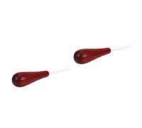HEMOTON 2pcs Wooden Music Concert Band Conductor Baton for Professional Stage Performance for Orchestra Music and Conducting Dark Finish