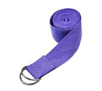 HEMOTON 2pcs Yoga Stretch Belt Elastic Stretch Band for Fitness Durable Material Enhances Flexibility Body Shape for Daily Exercise Warm Ups Dark Purple
