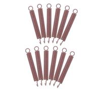 HEMOTON 2sets Electric Guitar Bridge Parts Tremolo Spring Set Easy Replacement Durable Metal Construction 6pcs*2