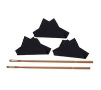 HEMOTON 2sets Flute Cleaning Kit Soft Maintenance Cloth and Cleaning Rods for Flute Care Includes Maple Rods and Cloths Essential Accessories for Musicians
