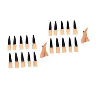 HEMOTON 2sets Halloween Masquerade Finger Nails Witch Nails Cover Fake Witch Nails for Adults Easy to Carry and Wear for Witch Costumes and Events 11pcs*2