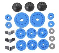 HEMOTON 2sets High Density Eva Drum Kit Accessories Cymbal Stand Tube Pad Clutch Nonslip Pads for Drum Set