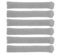 HEMOTON 3 Pairs Knitted Spectacle Arm Covers for Glasses and Sunglasses, Nylon Elastic Fiber Temple Tips, Anti-slip Eyewear Retainers that Stay Steady during Sports, Comfortable and Easy