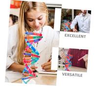 HEMOTON 3 Pcs Dna Molecular Model Kit Accurate Double Helix Structure Interactive DIY Assembly Educational Science for Classroom Biology Projects and Student Learning