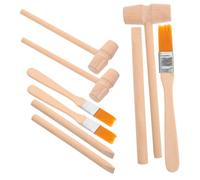 HEMOTON 3 Sets Archaeological Tools Digging Chisel Toy Chisel Rock Hammer Kit Manual DIY Machine Dig Kit Magnifier Chisel Exacavation Digging Learning Toy Tools Play Wooden