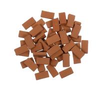 HEMOTON 300pcs Scale Tiny Model Wall Bricks for Dollhouse Garden Accessories Realistic Fake Blocks for DIY Micro Landscape Crafting