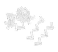 HEMOTON 30pcs Aquarium Corner Protectors for 5mm Glass, Plastic Fish Tank Edge Guards Anti-skid Covers for Home Aquarium Decoration and Furniture Safety