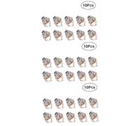HEMOTON 30pcs Guitar Jack Plate Guitar Endpin Jack for Acoustic Electric Instruments