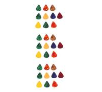 HEMOTON 30pcs Guitar Picks Shining Guitar Picks Bass Ukulele Mandolin Banjo Performance
