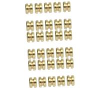 HEMOTON 30pcs Guitar String Beads Practical Musical Instrument Parts for Folk Acoustic Guitars