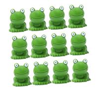 HEMOTON 30pcs Mini Frog Resin Figurines Miniature Decorations for Moss Terrariums Fairy Gardens Potted Plants Collector Delight Unique Nature Inspired Gift