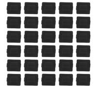 HEMOTON 30pcs Silicone Port Dust Cap for Sfp Module and Transceiver, Easy Installation Silicone Dust Cover, Black Network Port Protector Extending Telecom Equipment Lifespan