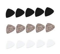 HEMOTON 30pcs Simple Replacement Picks for Ukulele Felt Guitar Plectrums Comfortable Guitar Picks for Practice