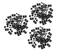 HEMOTON 30sets Guitar String Retainer Tree Guides for Electric Guitar Replacement Parts Screws Stable String Device for Music Performance