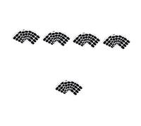 HEMOTON 320pcs Alto Sax Mouthpiece Cushions Saxophone Tooth Pads for Enhanced Comfort Saxophone Accessory for Musicians and Beginners