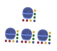 HEMOTON 32pcs Mic Grill Head Microphone Mesh Grill Replacements Compatible for Outdoor Barbecue