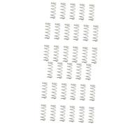 HEMOTON 34pcs Bass Guitar Bridge Pull String Saddle Spring Electric Guitar Accessory