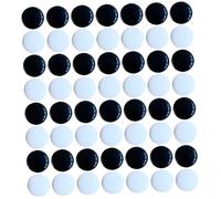 HEMOTON 360Pcs Craft Go Chess Pieces Small Melamine Go Game Stones Double Sided Design for Home School Use for Chinese Board Games Educational Play