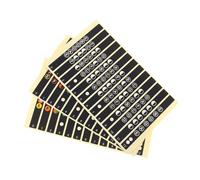 HEMOTON 36pcs Guitar Fretboard Decals for Learning Fretboard Labels Labels Stickers for Guitar Beginners Fret Decal Scale Sticker