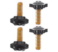 HEMOTON 3d printer leveling screws and nuts for heated bed platform with aluminum material and spring design suitable for 3d printing enthusiasts