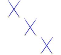 HEMOTON 3pairs Double-end Jazz Drum Sticks Felt Drumstick Lightweight Percussion Stick for Portable Drumsticks Musical Percussion Drum Accessories for Practice Pad Drumming