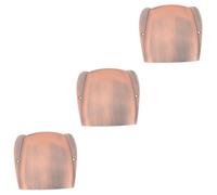 HEMOTON 3pcs Bass Bridge Cover Protector Metal Replacement for Bass Guitars Fit for Slap Style Playing for Sound Quality Preservation and Daily Use