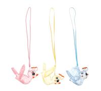 HEMOTON 3pcs Bird Whistles Portable Water Whistle with Realistic Peacock Call Simulation Colored Musical Instruments for Outdoor Play and Auditory Skill Development
