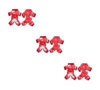 HEMOTON 3pcs Christmas Santa Snow Pattern Four Legged Pet Costume Warm Dog Clothes for Puppies Comfortable Party Outfit for Walking Jogging Outdoor Activities and Festive Photos