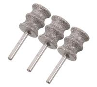 HEMOTON 3pcs Dog Nail Grinder Replacement Heads Corundum Abrasion Resistant Pet Grooming Supplies Attachment for Electric Paw Nail Care Compatible with Multiple Grinder Models
