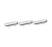 HEMOTON 3pcs Electric Guitar Nickel-plated Hollow Pickup Cover Easy to Install Replacement for Electric Great Accessory for Music