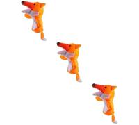 HEMOTON 3pcs Fox Hand Puppet for Plush Animal Storytelling Glove Puppet with Movable Mouth Interactive Educational for Parent Play and Imaginative Role Playing