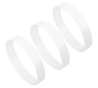 HEMOTON 3pcs Golf Hole Cup Ring for Putting Plastic White Training Aid