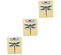 HEMOTON 3pcs Guitar Accessories Guitar Headstock Decal Flower Stickers Decorative Inlay Sticker