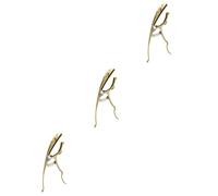 HEMOTON 3pcs Guitar Capo Zinc Alloy Clip for Electric Guitar Accessory for String Instruments Use during Practice Performance