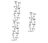 HEMOTON 3pcs Guitar Fingerboard Sticker Fretboard Inlay Stickers Carved Decals Tree of Life Style for Music Decorations Shape for Guitarists