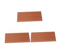 HEMOTON 3pcs Guitar Headstock Plate Soundboard Veneers for Replacement Air-dried Seasoned Years