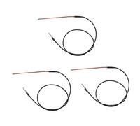 HEMOTON 3pcs Guitar Mono Panel Mount Socket Acoustic Guitar Jack Piezo Pickup under Saddle Piezo Bridge Pickup for